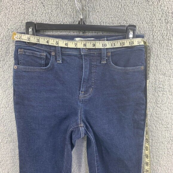 Madewell Dark Wash Jeans Womens Pants Mid Rise Skinny Size 26 x 27 Orland MA938 - Picture 8 of 16